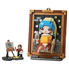 LoZ 喝珍珠奶茶的少女 積木玩具 1287 3歲以上, 1盒