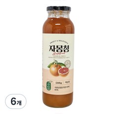 구티 자몽청, 580g, 1개입, 6개