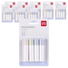 deLi 得利 Nusign 補充膠棒 4 件組 9629A, 9個