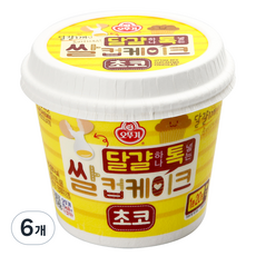 OTOKI 不倒翁 即食巧克力杯子米蛋糕, 60g, 6個