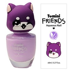 투미니 어린이 프렌즈 수성 네일 8ml, 라벤더강아지, 1개