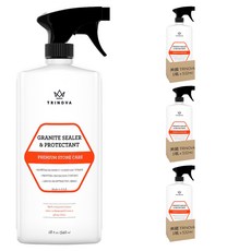 TRINOVA 花崗岩封體保護劑 優質石材護理, 532ml, 3瓶