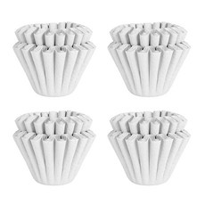 KALDIN 波浪滴水紙濾紙白色185mm, 4個, 50入