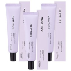 메리쏘드 모공착 컬러 프라이머 30ml, 01 라벤더, 3개