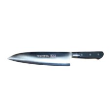 雙中鐵店 寬牛刀 附硬塑料黑色夾式刀鞘 210mm 175g, 黑色, 1支