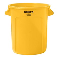 Rubbermaid 樂柏美 BRUTE 儲物桶, 黃色, 121L - 大容量收納好幫手
