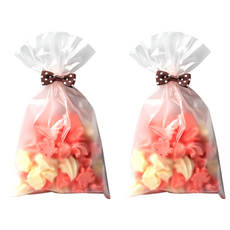 opp 30入 + 圓點束帶 30入, 混合顏色, 2套