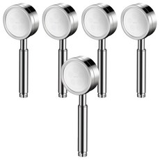 아리코 304 스테인리스 샤워기 헤드, 5개, 실버