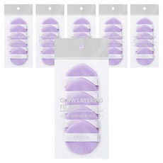 미샤 글로우 레이어링 핏 퍼프 5p, 6개, 혼합색상