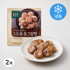하이포크 동물복지 인증 팜스코 한돈 두툼 동그랑땡 (냉동), 500g, 2개