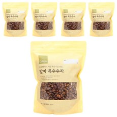 올가홀푸드 ORGA 발아 옥수수차, 500g, 1개입, 5개