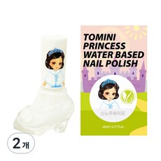 Toomini Princess Mercury 兒童美甲, 雪白色, 2盒