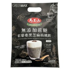 馬玉山 無添加蔗糖紅藜麥黑芝麻核桃飲 12包, 360g, 1袋