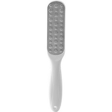 WONYZ 不鏽鋼足部去角質銼刀 白色, 1入, 1個