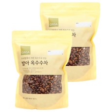 올가홀푸드 발아 옥수수차, 500g, 1개입, 2개