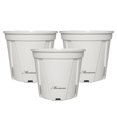 MORIANN 開縫花盆 3入, 白色, 3個