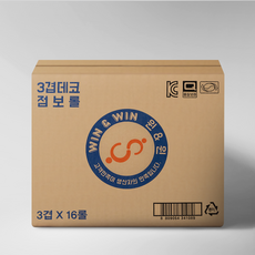 blondy 三層印花大捲筒衛生紙 150m, 1組, 16捲