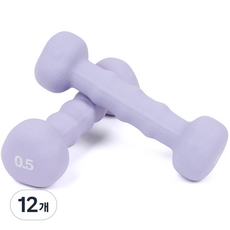 코멧 논슬립 삼각 아령, 0.5kg, 12개