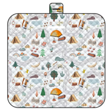 加厚加大可手提牛津布野餐墊 200 x 200cm 自然之旅, 1個