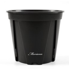 MORIANN 環保透氣花盆, 黑色, 1個
