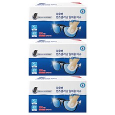자우버 렌즈 크리닝 일회용 티슈 150매입, 3개