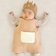 韓國 ikii 嬰幼兒有機舒適口袋保暖睡眠背心