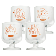 MYUMYUMYU 沐慕家居 玻璃Shot杯禮盒組 4個 50ml, 1組, 透明色