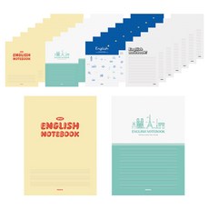 펜피아 800 중고등 제본노트 영어, 랜덤발송, 40개