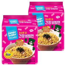 푸디버디 간장 비빔면 86g, 8개