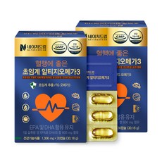 네이처드림 혈행에 좋은 초임계 알티지오메가 3 30.18g, 30정, 2개