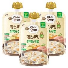 아이꼬야 맘스쿠킹 12개월부터, 100g, 3개, 닭백숙 진밥