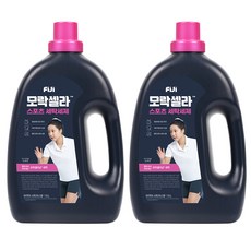 피지 모락셀라 스포츠 아쿠아 시트러스향 세탁세제 본품, 1.5L, 2개 1.5L, 2개