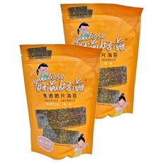 goodies 好滋好滋 焦香脆片海苔 梅子風味 酥脆口感 純素, 45g, 2包