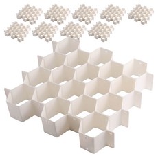 thegg 內衣襪子蜂巢收納抽屜隔板, 單一顏色, 10個