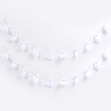 幽靈鬼魂掛旗 10入 x 2組, 白色