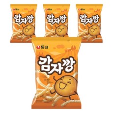 농심 감자깡, 75g, 4개