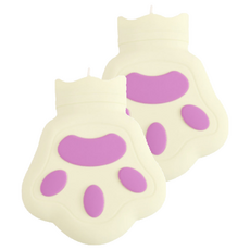 몬드스팟 실리콘 미니 보온 물주머니 화이트, 2개