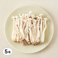 친환경 길게 키운 흰색 만가닥버섯, 150g, 5개