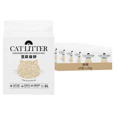 高精寵物 CAT LITTER 豆腐貓砂, 10包, 原味