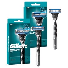 Gillette 吉列 Mach3 手動刮鬍刀, 1入, 2個
