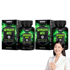 비타민마을 강철부대 젤라틴 공법 블랙마카 골드 198g, 180정, 2개