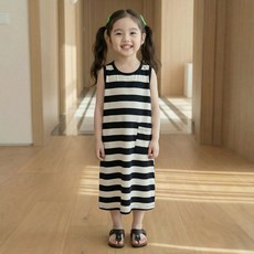 CONTIKIDS 女童透氣城堡無袖連身裙