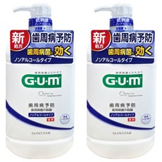 SUNSTAR 三詩達 G.U.M 牙周護理潔齒液 無酒精, 960ml, 2瓶