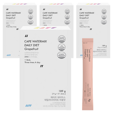 에스피알엑스 케이프 워터믹스 데일리 다이어트 자몽맛, 189g, 4개