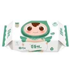 Soondoongi 順順兒 極厚無香濕紙巾 森林綠, 85g, 1入, 1包
