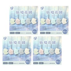 成人平面口罩, 仙境花園, 50片, 4盒