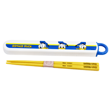 Skater 銀離子兒童筷子 含收納盒, 筷子 + 收納盒, 唐老鴨, 1組