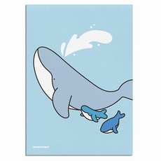 동물 포스터 고래