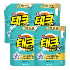 테크 호르몬으로 인한 특유취제거 액상세제 리필, 2L, 4개