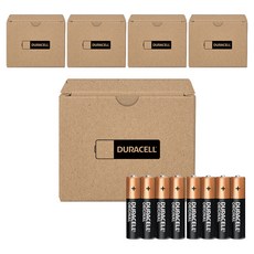 듀라셀 알카라인 보관박스팩 AAA 건전지, 8개입, 5개
